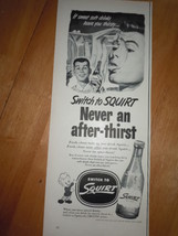 Switch to Squirt Never an After Thirst Print Magazine Ad 1952 - £7.16 GBP