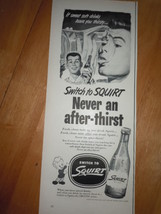 Switch to Squirt Never an After Thirst Print Magazine Ad 1952 - $12.30 CAD