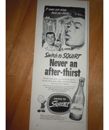 Switch to Squirt Never an After Thirst Print Magazine Ad 1952 - $8.99