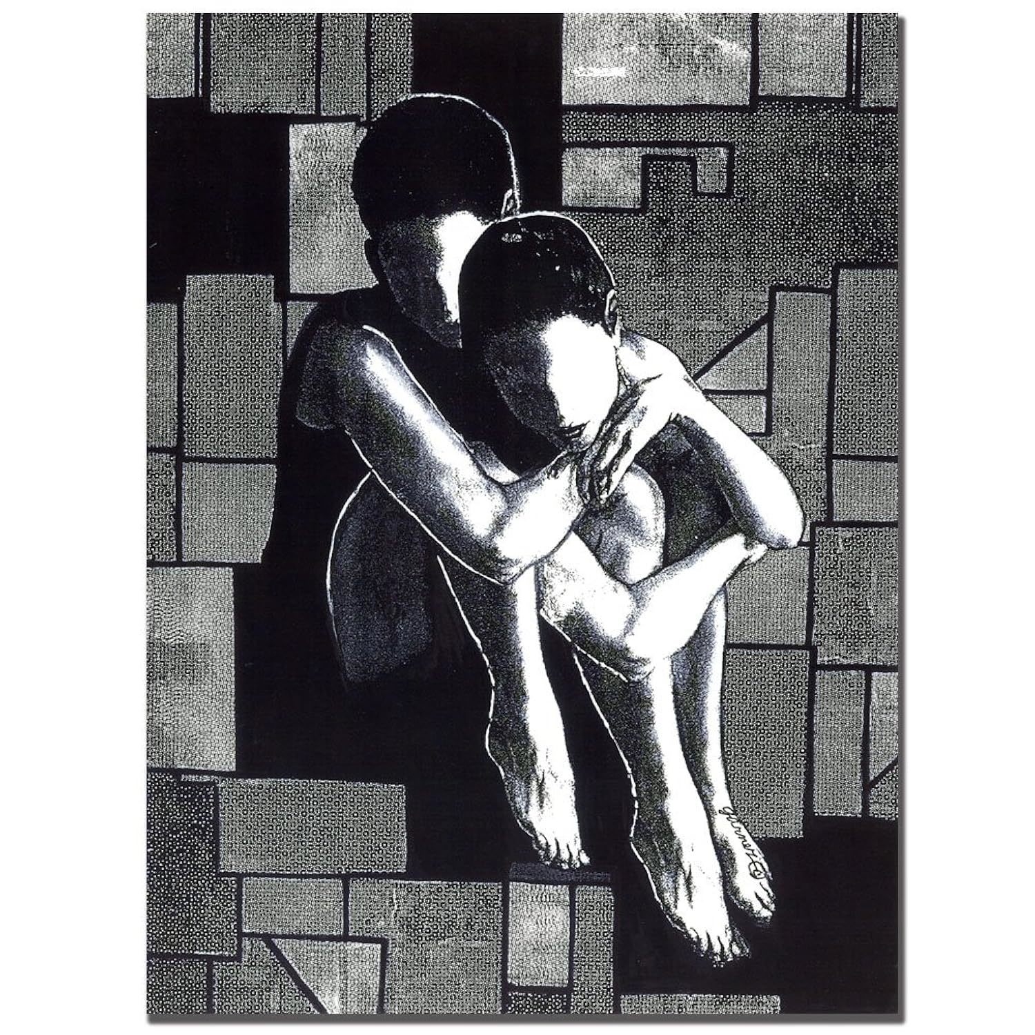 Soul Mates by Garner Lewis, 18x24-Inch Canvas Wall Art