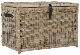 happimess HPM9004B Michael 35&quot; Wicker Storage Trunk Collapsible for flat storage - $163.46