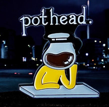 &quot;Funny Pot Head Coffee Enamel Pin – Unique Gift for Coffee Lovers&quot; - $11.99