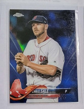 2018 Topps Chrome Chris Sale Blue Refractor Baseball Card TPTV - $22.00