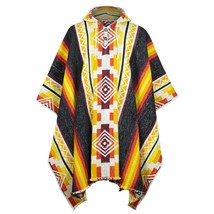 Llama Wool Mens Unisex South American Poncho Cape Coat Jacket Handwoven M-XXXL - £78.91 GBP