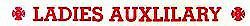 LADIES AUXILIARY- FIRE DEPARTMENT REAR WINDOW STATIC DECAL 18&quot; Long - $1.95