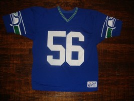 Vintage 90's Seattle Seahawks #56 Champion Jersey XL  - $98.01