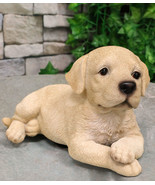 Lifelike Adorable Labrador Puppy Dog Lying On Belly With Crossed Arms Fi... - €30,35 EUR
