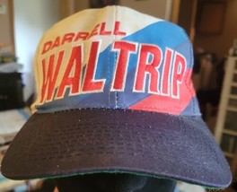 Vintage Darrell Waltrip Chase Racewear Snapback Hat/Cap Splash Multicolo... - £18.17 GBP