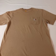 Carhartt K87 Original Fit Men's Brown Cotton T-Shirt Short Sleeve Size Medium M image 8