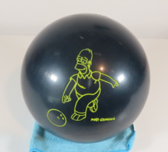 Homer Simpson Blue Hammer Bowling Ball Drilled Fingertip 2001 Fox The Si... - $98.95