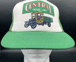 Vtg Central Freight Lines Trucking Foam Mesh Snapback Trucker Hat Cap US... - $14.50