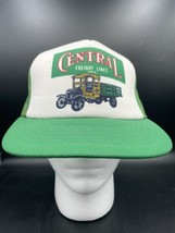 Vtg Central Freight Lines Trucking Foam Mesh Snapback Trucker Hat Cap US... - $14.50
