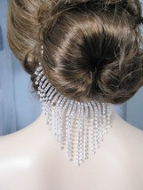 Clear 2 piece set Wedding Hair Jewelry - Bridal Jewelry - Wedding Headpi... - $26.00