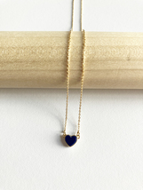 Lapis Lazuli Sweetheart Necklace - £27.97 GBP