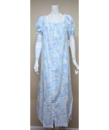 Eileen West Short Sleeve Long Nightgown Cotton Floral Button Down Size S... - €42,11 EUR