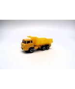 Vtg Quarry Tipping Dump Truck Yellow Die Cast 1/64 Scale Loose - $14.01 CAD