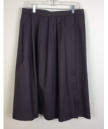 Vintage THE CAMBRIDGE SHOP 100% Wool A line side button skirt size 16 pl... - £31.45 GBP