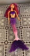 Mattel Barbie Dreamtopia Gem Kingdom Mermaid 2015 Fashion Doll Purple Hair DHM48 - $12.97