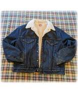 Vintage Levi’s Sherpa Lined Denim Trucker Jacket 44R USA San Francisco 7... - £76.41 GBP