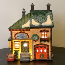 Dept 56 Orly&#39;s Bell &amp; Harness Supply North Pole Village Lighted Building - 1991 - £31.29 GBP