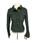 SO Emerald Green Denim Utility Jacket Junior Small, NWT - $14.24