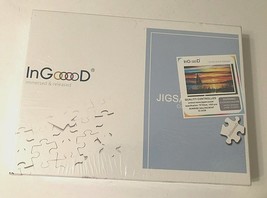 Ingooood Tranquil Series Sunrise Sailing Boat 1000 Piece Jigsaw Puzzles New - $28.35