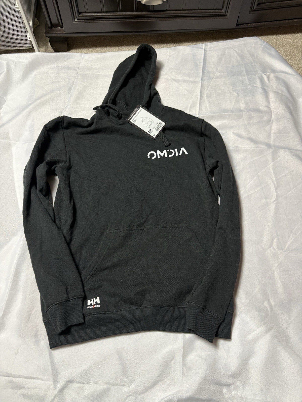 Helly Hansen Hoodie / Sweatshirt 79214 Manchester Hoodie 990 Black Medium - $16.82