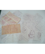 Vintage large lot transfer patterns dogs cats wildlife southwest  large ... - $28.01