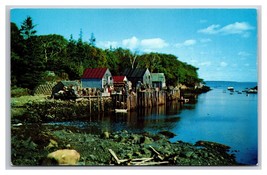 View of Back Cove Harbor Maine ME UNP Chrome Postcard V22 - £6.51 GBP