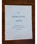 DAVID LEVINE ALBUM OF DRAWINGS FROM THE NEW YORK REVIEW OF BOOKS - OSCAR... - £31.40 GBP