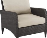 Crosley Furniture KO70066BR-SA Kiawah Outdoor Wicker Arm Chair, Sand - $339.99