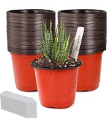 Tdhdike 4&quot; Small Plastic Plant Nursery Pot/Pots (100Pcs Pots And 100Pcs ... - $694.36 MXN