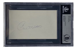 Paul Molitor Milwaukee Brewers Signed Slabbed Index Card BAS - £61.03 GBP