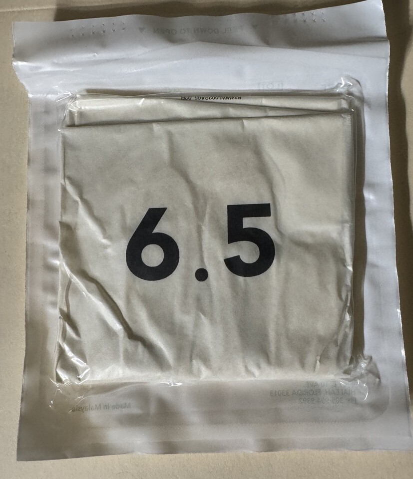 3 Pair Disposable Sterile  Surgical Gloves Latex 6.5 - $14.84