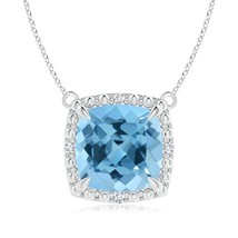 Authenticity Guarantee

ANGARA Natural Swiss Blue Topaz Beaded Halo Neck... - £255.81 GBP+