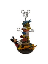 Disney Mickey Mouse and Pluto Picture Photo Holder Crossing Signs Tokyo ... - $29.65