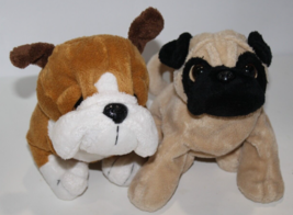 Webkinz Pug Dog  Bulldog Plush Stuffed 8&quot; Soft Toy HM105 HM126 Puppy No ... - $14.77