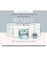 Kindred Tides Family Planner 2026 | Rhythms & Traditions PDF or Canva template