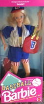 Mattel Target Store Exclusive Baseball Barbie Doll 1992 NRFB #4853 Vintage - £22.50 GBP