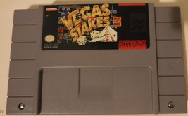 Super Nintendo SNES Vegas Stakes video game cartridge - £7.49 GBP