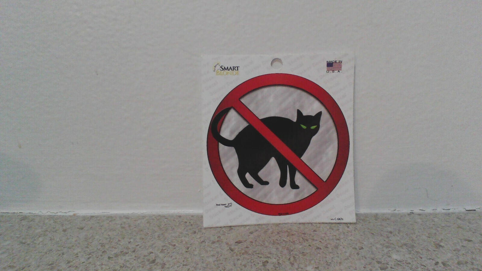 No Cats - 3&quot;  Decal Sticker - $7.50
