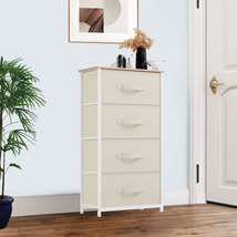Fabric Dresser with 4 Drawers, Furniture Storage Tower Cabinet, Organize... - $1,221.32 MXN