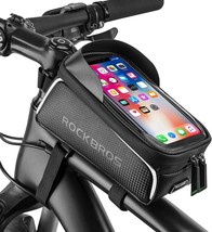 Cycling Pouch Compatible Phone Under 6.5&quot; Rockbros Bike Phone Front Fram... - £26.73 GBP