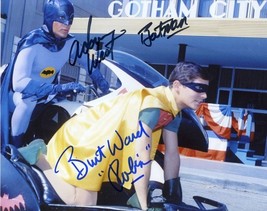 ADAM WEST &amp; BURT WARD SIGNED POSTER PHOTO 8X10 RP AUTOGRAPHED BATMAN ! - £15.95 GBP