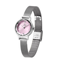 „WWOOR“ Modische, schlichte Damen-Quarzuhr mit Netzarmband - $27.81
