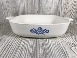 Cornflower Blue Corning Ware Pyroceram 1.5 Quart Casserole Pyrex No Lid Vtg - £9.41 GBP