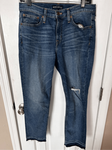 J crew blue jeans skinny size 26 ripped - $24.75