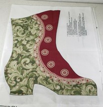 Vintage Elegant 18&#39; Quiling Pattern Set of 2 Panels Boot With Roses Stoc... - $26.32