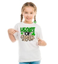 Heart of Gold Children&#39;s Shirt, St. Patricks Day Heart of Gold Shirt - $9.99