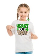 Heart of Gold Children&#39;s Shirt, St. Patricks Day Heart of Gold Shirt - £7.91 GBP